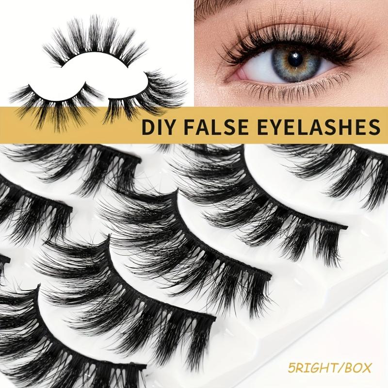 Fiber Silk False Eyelashes Cluster Like False Eyelashes