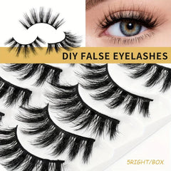 Fiber Silk False Eyelashes Cluster Like False Eyelashes
