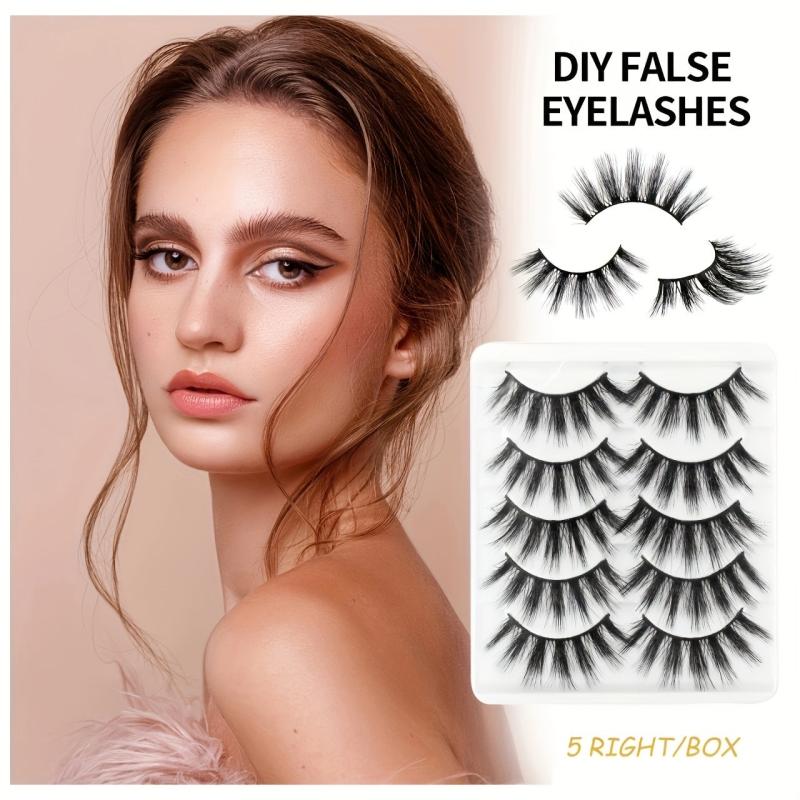 Fiber Silk False Eyelashes Cluster Like False Eyelashes