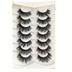 Luminous Fluorescent False Eyelashes Butterfly Sequin Decorative