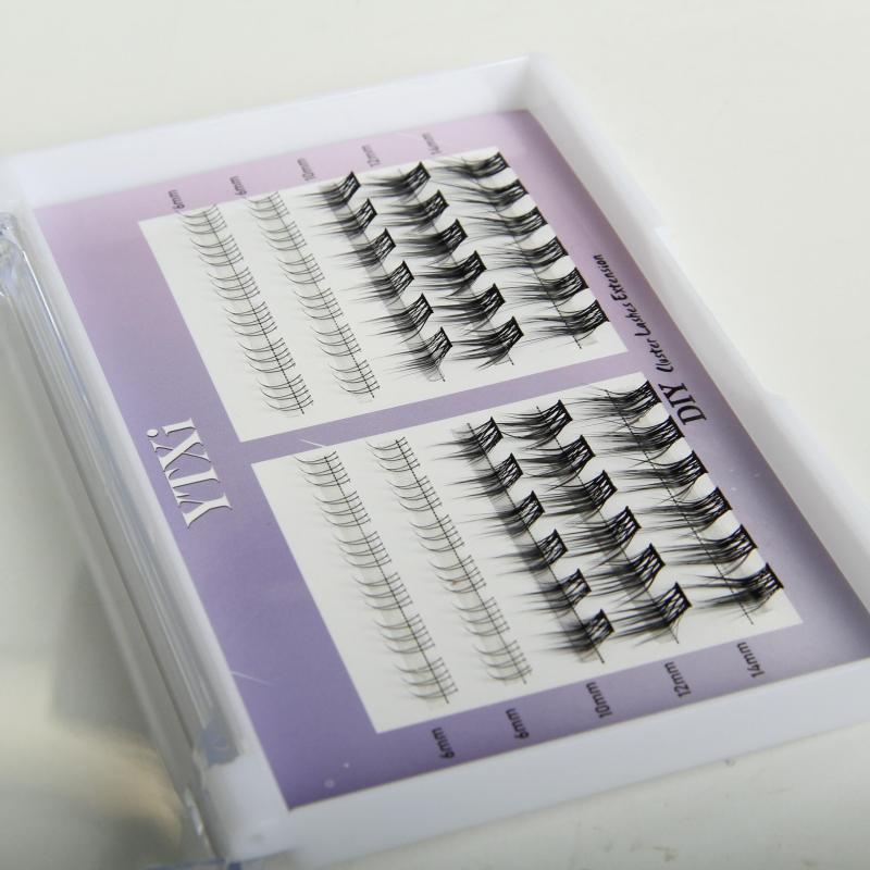 Natural Simulated Eyelash Segmented Lashes Easy Applying