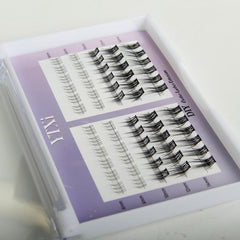 Natural Simulated Eyelash Segmented Lashes Easy Applying
