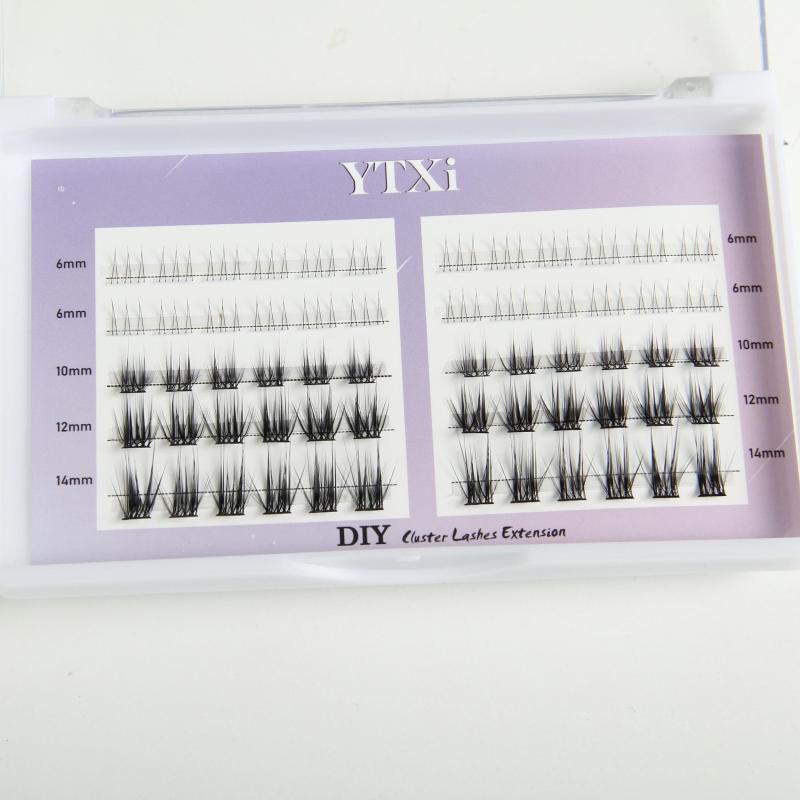 Natural Simulated Eyelash Segmented Lashes Easy Applying