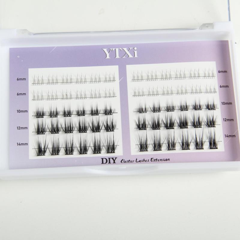 Natural Simulated Eyelash Segmented Lashes Easy Applying