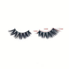 8 Pairs Fluffy Natural Long False Eyelashes Lightweight Cat Eye
