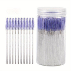 100pcs Eyelash Brushes & Mascara Wands with Box
