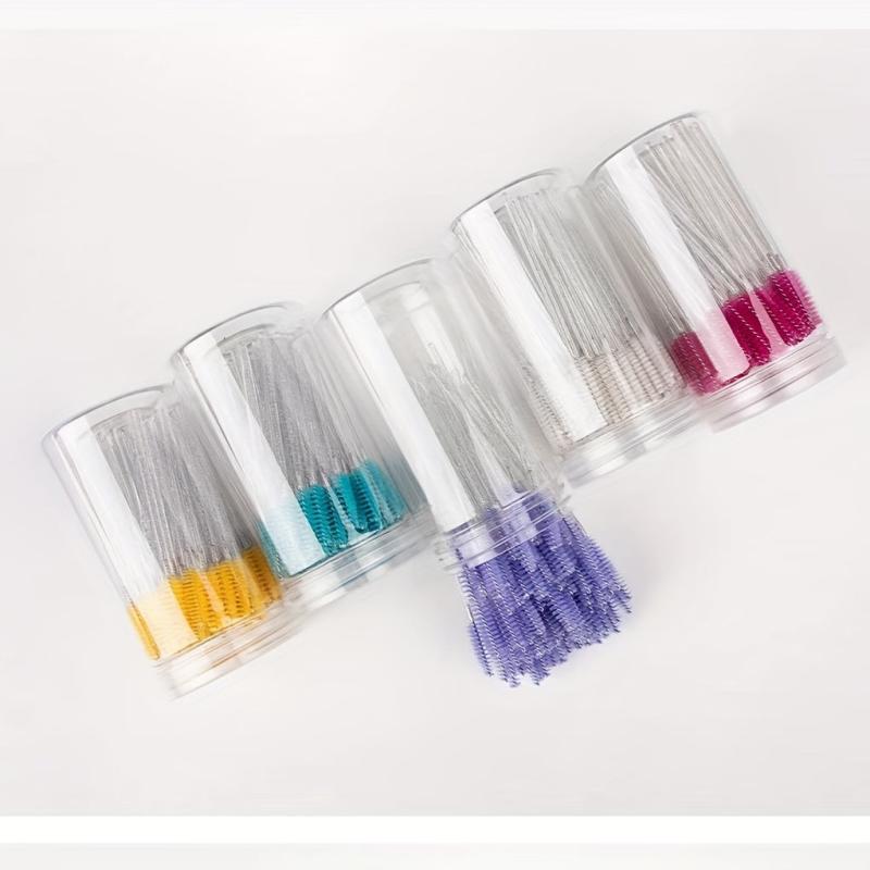 100pcs Eyelash Brushes & Mascara Wands with Box