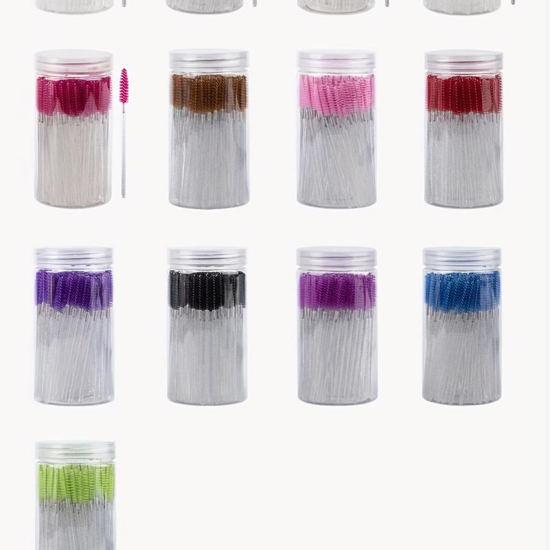 100pcs Eyelash Brushes & Mascara Wands with Box