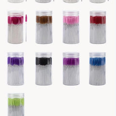100pcs Eyelash Brushes & Mascara Wands with Box