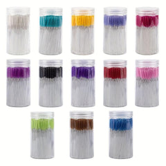 100pcs Eyelash Brushes & Mascara Wands with Box
