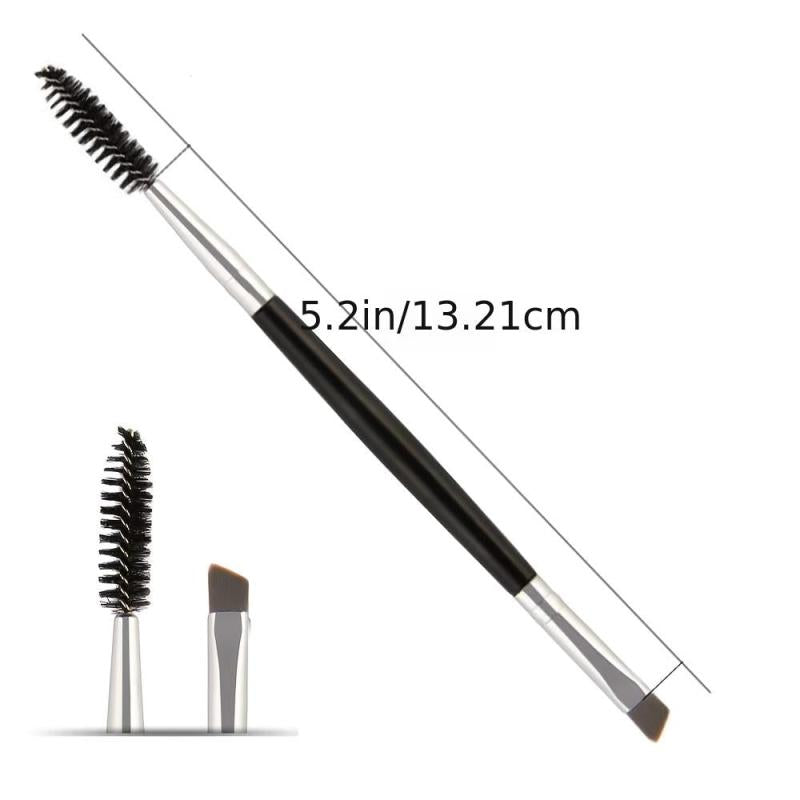 5 Pcs 2-In-1 Eyebrow and Mascara Brush Eyelash Spoolie Brushes