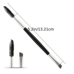 5 Pcs 2-In-1 Eyebrow and Mascara Brush Eyelash Spoolie Brushes