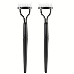 Eyelash Comb Eyebrow Brush Eyelashes Separator Metal Teeth Lash Comb