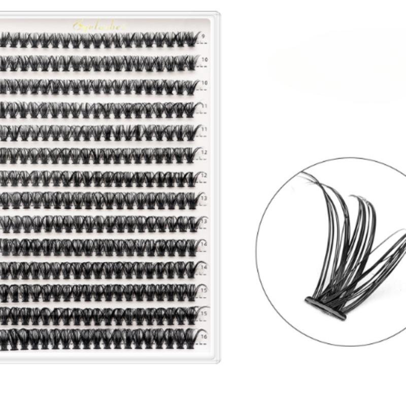 DIY Lash Clusters Easy Wear Reusable Soft Natural False Eyelashes Wispy Lashes