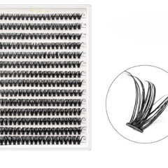 DIY Lash Clusters Easy Wear Reusable Soft Natural False Eyelashes Wispy Lashes