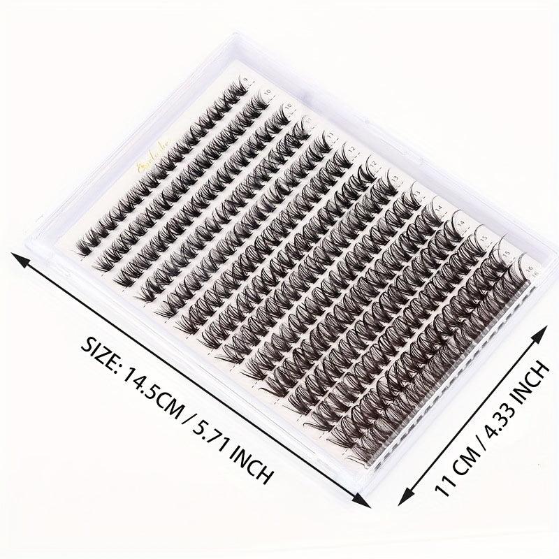 DIY Lash Clusters Easy Wear Reusable Soft Natural False Eyelashes Wispy Lashes