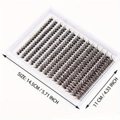 DIY Lash Clusters Easy Wear Reusable Soft Natural False Eyelashes Wispy Lashes