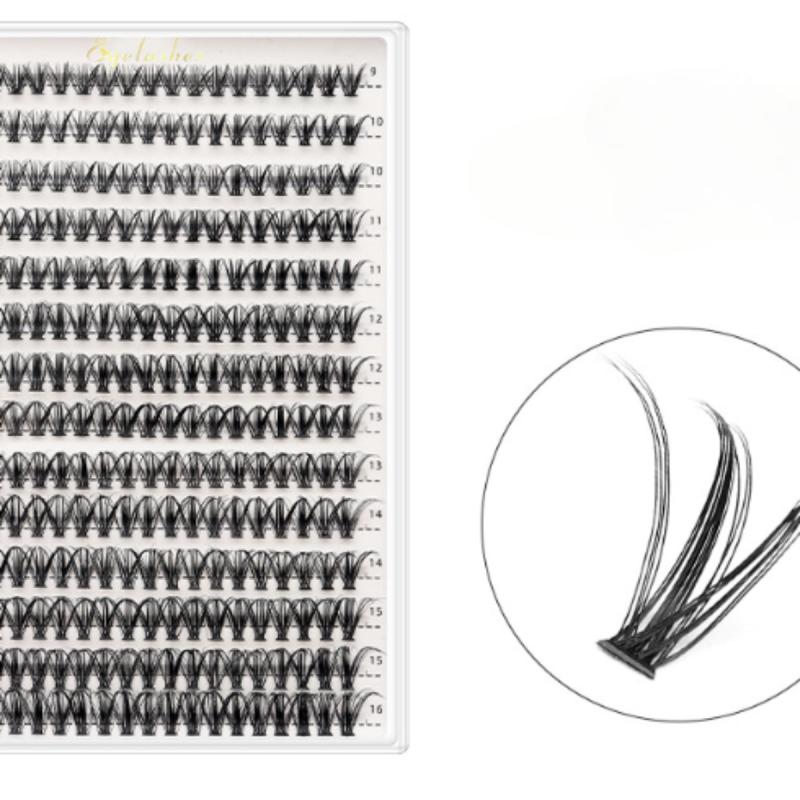DIY Lash Clusters Easy Wear Reusable Soft Natural False Eyelashes Wispy Lashes