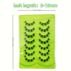 Fluffy Faux Mink Lashes Natural Long False Eyelashes 3D Cat Eye False Eyelashes