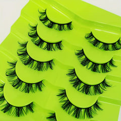 Fluffy Faux Mink Lashes Natural Long False Eyelashes 3D Cat Eye False Eyelashes