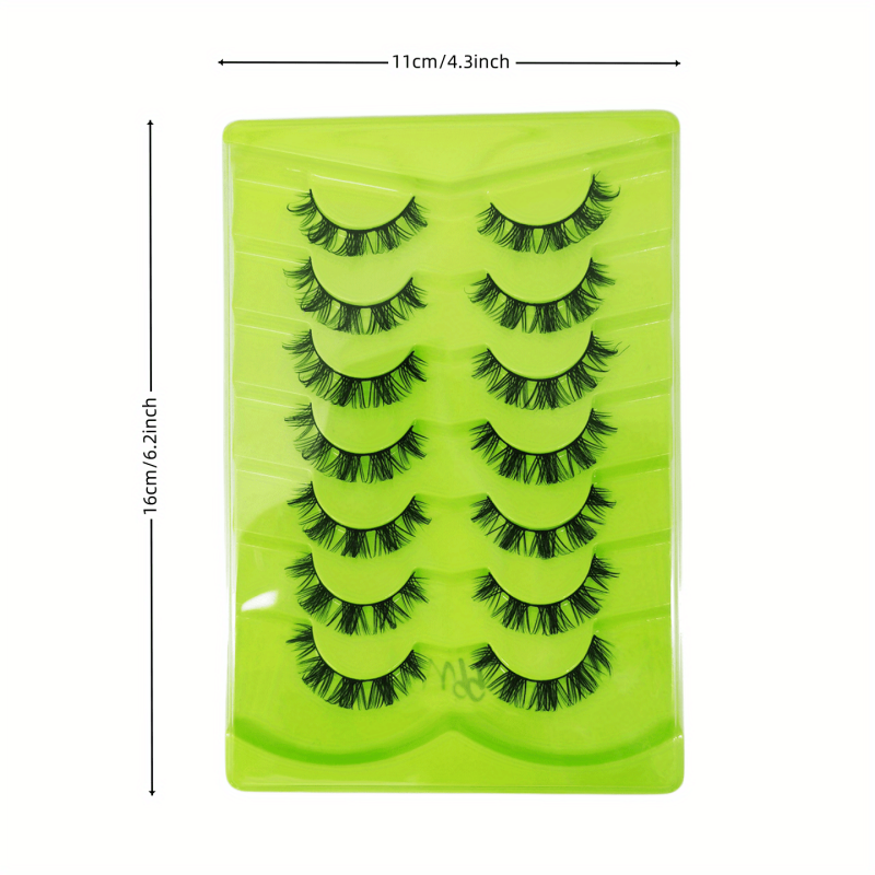 Fluffy Faux Mink Lashes Natural Long False Eyelashes 3D Cat Eye False Eyelashes