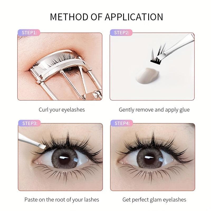 False Eyelashes Little Devil Comics Extensions DIY Individual Cluster Lashes