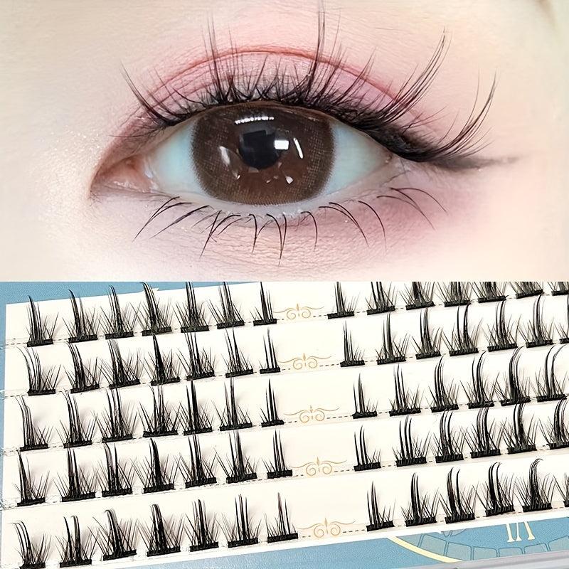 False Eyelashes Little Devil Comics Extensions DIY Individual Cluster Lashes