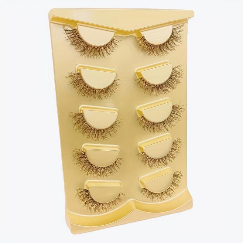 5 Pairs 3D 6D Fluffy Faux Mink Lashes for Daily & Party Makeup