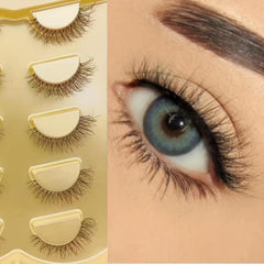 5 Pairs 3D 6D Fluffy Faux Mink Lashes for Daily & Party Makeup