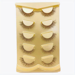 5 Pairs 3D 6D Fluffy Faux Mink Lashes for Daily & Party Makeup