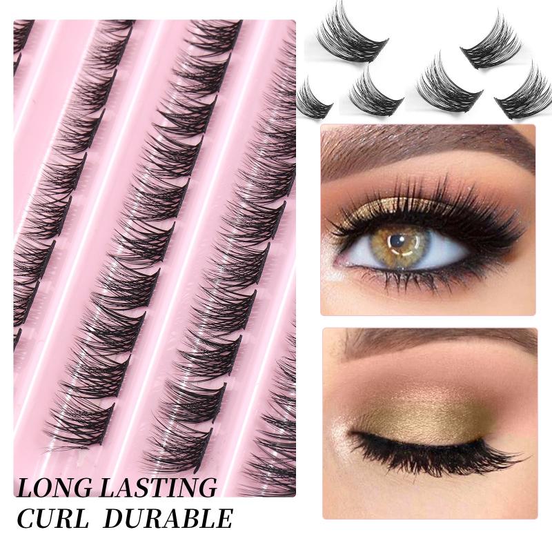 10 Rows False Eyelashes Cluster Large Capacity Segmented