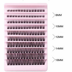 10 Rows False Eyelashes Cluster Large Capacity Segmented