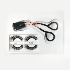 Magnetic Eyelashes Kit w/ Applicator Tool, Dual Magnetic Clips & Glue
