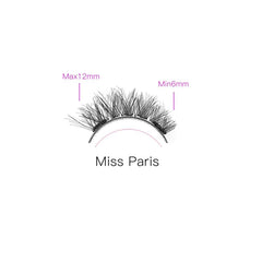 Magnetic Eyelashes Kit w/ Applicator Tool, Dual Magnetic Clips & Glue