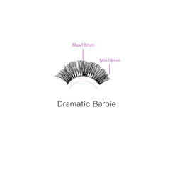 Magnetic Eyelashes Kit w/ Applicator Tool, Dual Magnetic Clips & Glue
