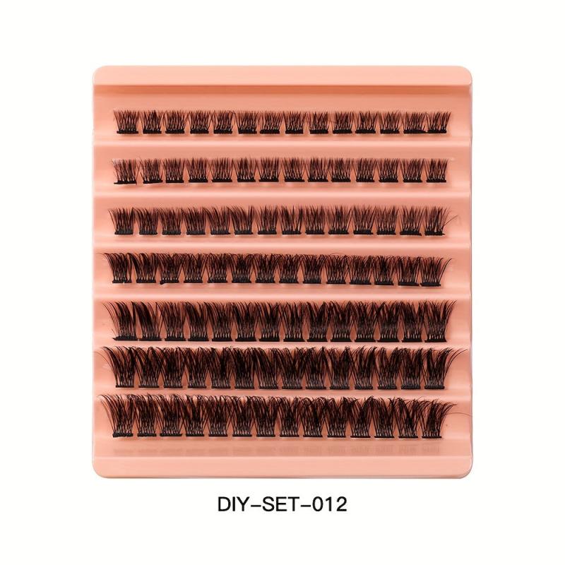 Large Capacity False Eyelashes Natural Thick Single Cluster Lashes