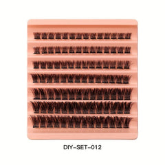 Large Capacity False Eyelashes Natural Thick Single Cluster Lashes