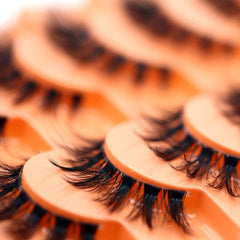 7 Pairs Fluffy Faux Mink False Eyelashes, Natural Look Lashes Extension
