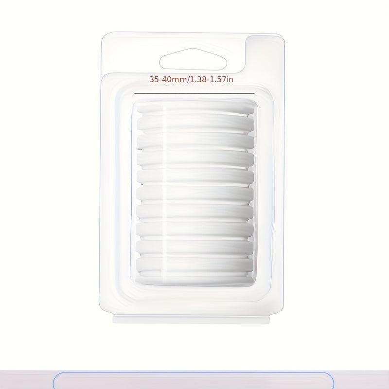 10pcs Waterproof Adhesive Eyelashes Set - Clear Jelly Strip - Sweat Proof