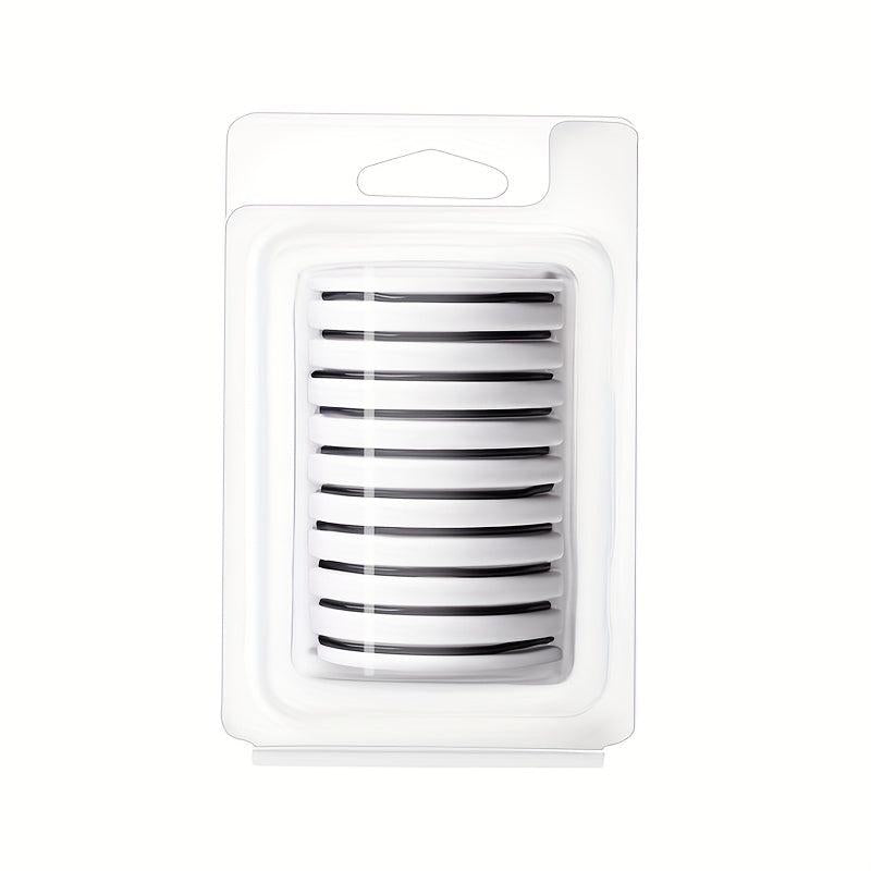 10pcs Waterproof Adhesive Eyelashes Set - Clear Jelly Strip - Sweat Proof