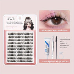 10 Rows Wheat Ear False Eyelashes Sunflower Style