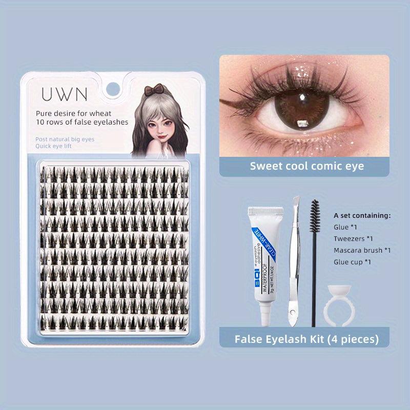 10 Rows Wheat Ear False Eyelashes Sunflower Style