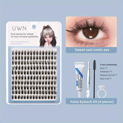 10 Rows Wheat Ear False Eyelashes Sunflower Style
