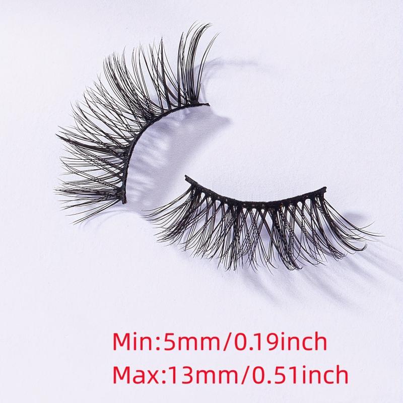 7 Pairs Half Eye Lashes Faux Mink Hair Fluffy False Eyelashes