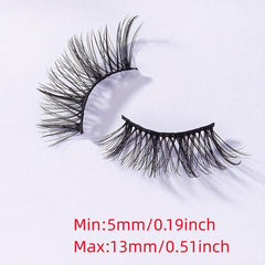 7 Pairs Half Eye Lashes Faux Mink Hair Fluffy False Eyelashes