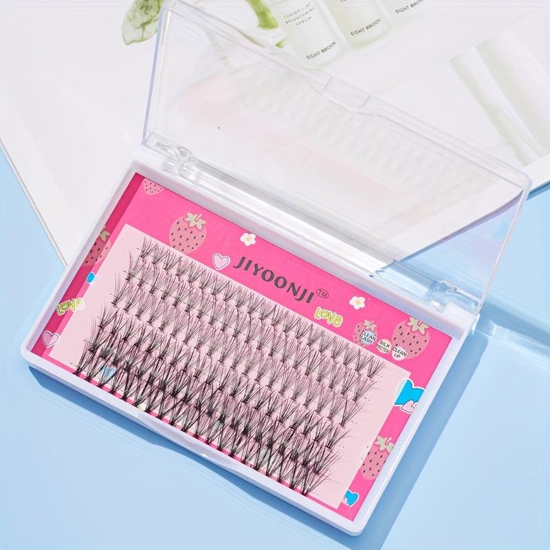 Faux Mink Hair False Eyelashes Soft Natural Long Individual Lashes Extension