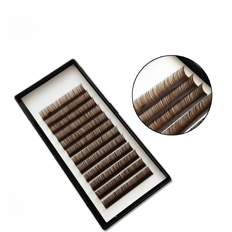 Brown DIY Individual Lashes Soft Natural Easy Fan Volume Extension