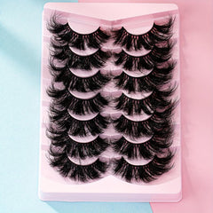 7 Pairs Cat Eye False Eyelashes Fox Eye Lashes Natural Look