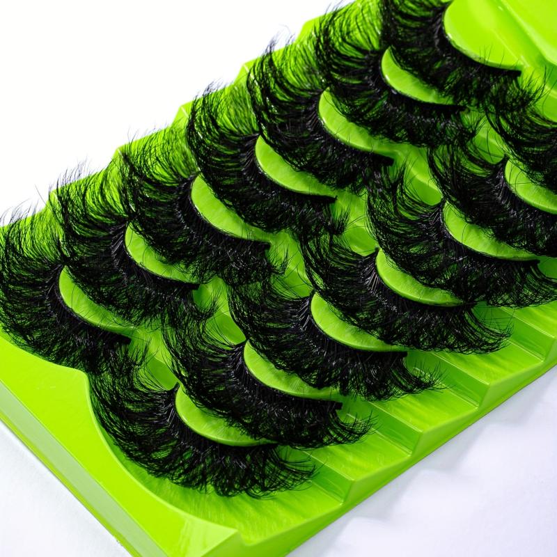 7 Pairs Cat Eye False Eyelashes Fox Eye Lashes Natural Look