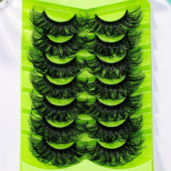 7 Pairs Cat Eye False Eyelashes Fox Eye Lashes Natural Look